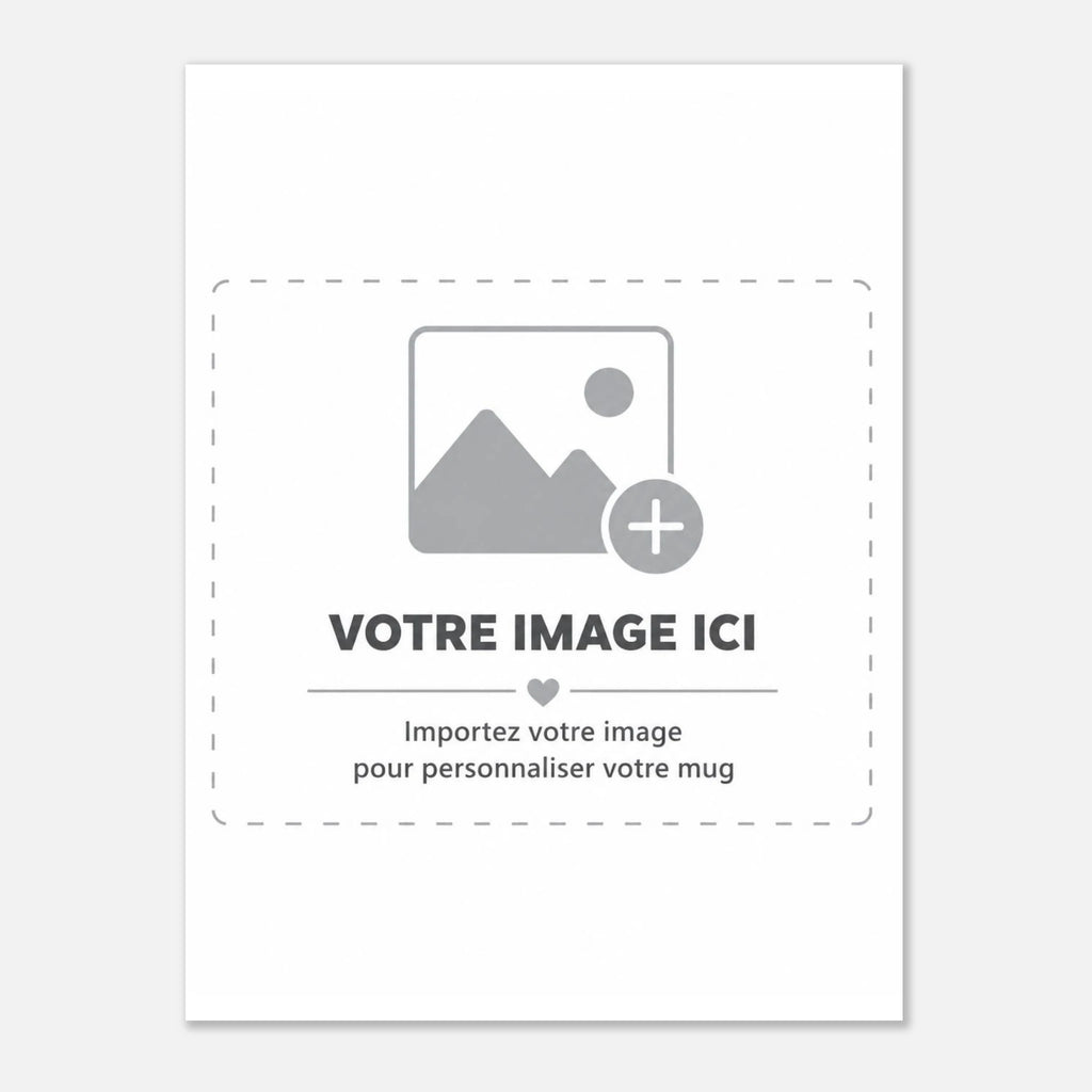 Affiche Sacrénom 30 × 40 cm sur papier semi-brillant avec un portrait au trait — vue 2