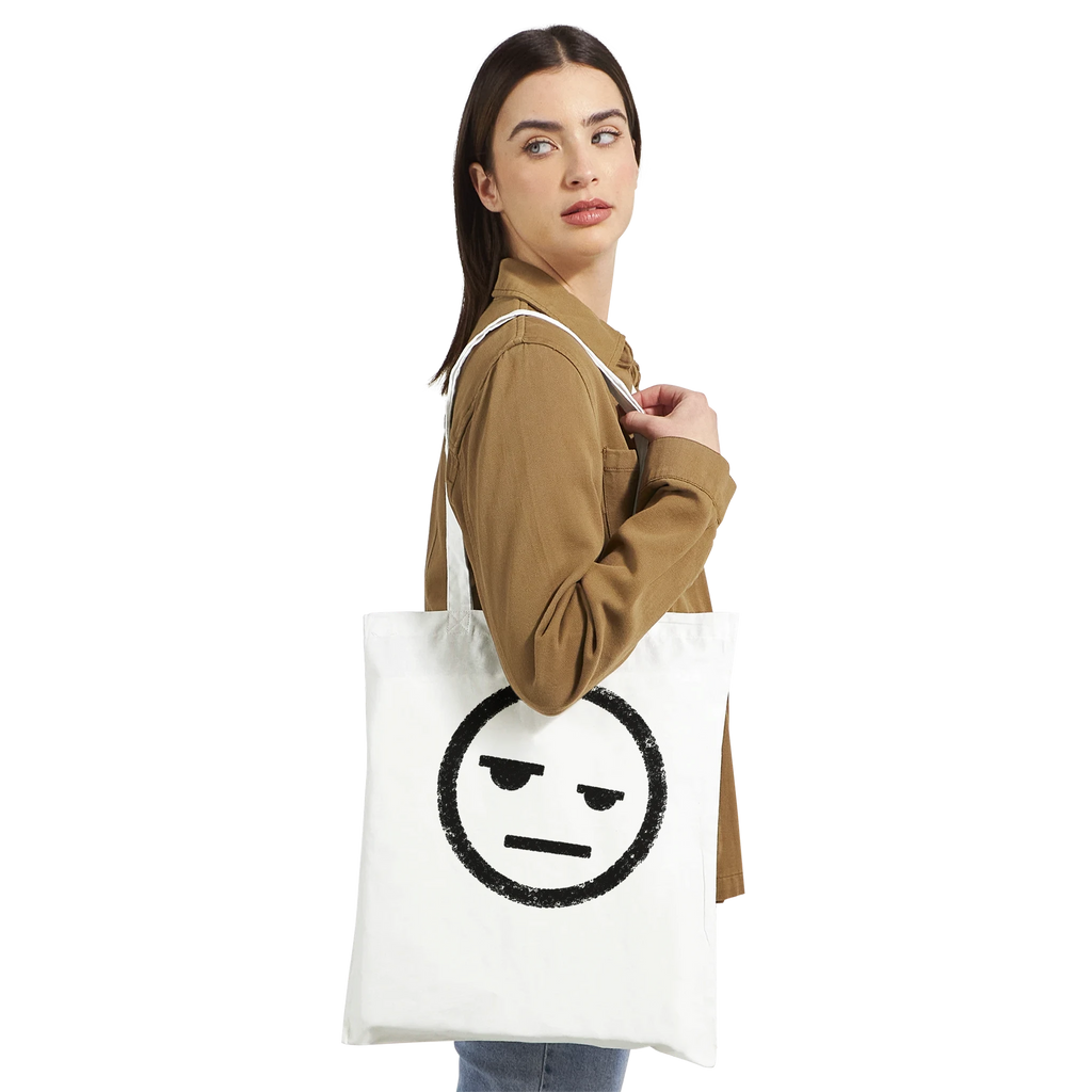 Tote bag Sacrénom en coton avec un texte personnalisé imprimé — vue 8