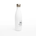 Gourde inox blanche Sacrénom 50 cl avec une impression personnalisée — vue 1