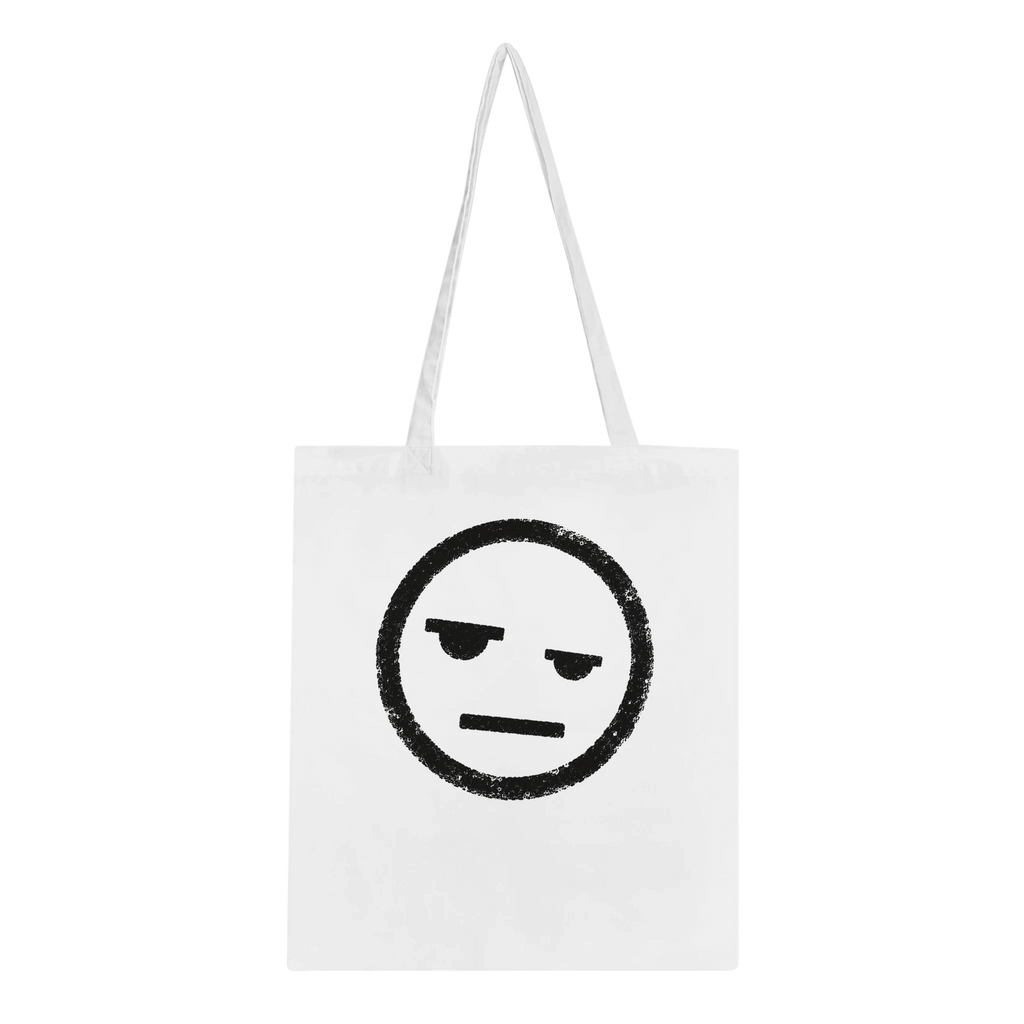 Tote bag Sacrénom en coton avec un texte personnalisé imprimé — vue 1
