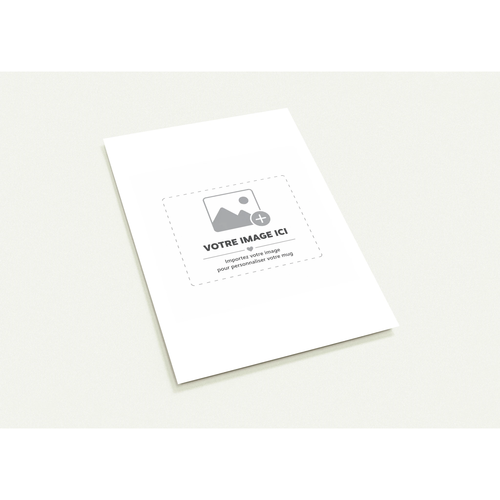 Lot de dix cartes Sacrénom personnalisées, papier couché — vue 1