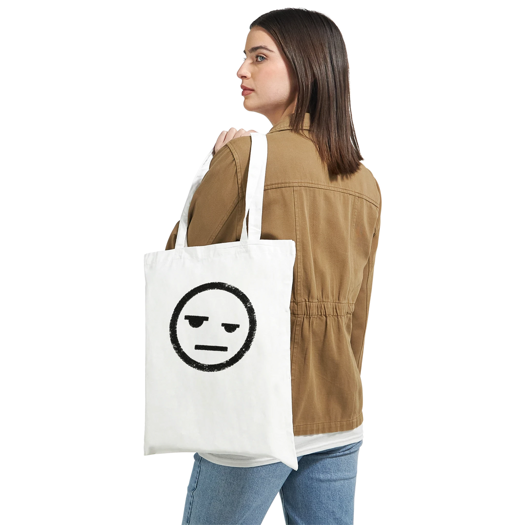 Tote bag Sacrénom en coton avec un texte personnalisé imprimé — vue 6