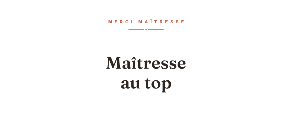 Mug « Maîtresse au top »